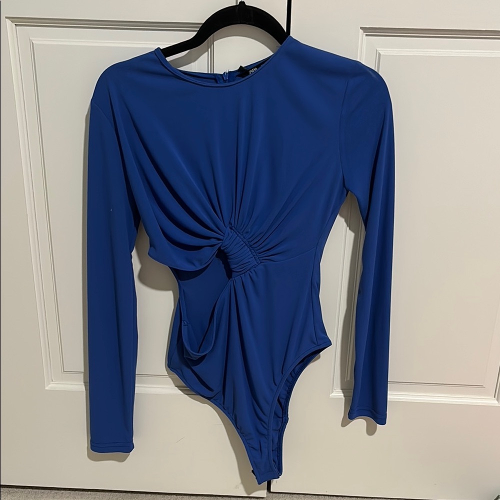 Zara Royal Blue Long Sleeve Bodysuit